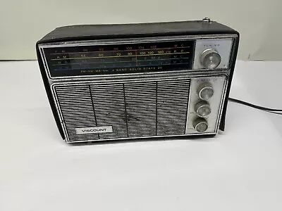 Vintage Viscount Solid State 12 Transistor 4-band Radio Model 1240 For Parts • $18