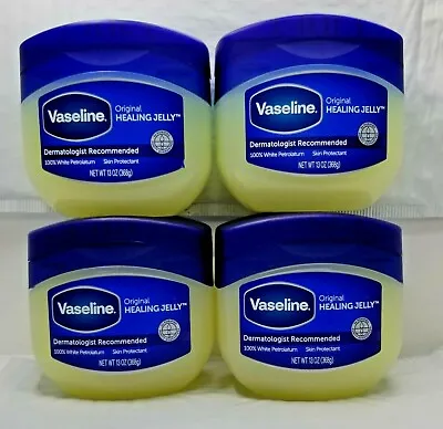 LOT OF 4-VASELINE ORIGINAL Skin Pure Petroleum Healing Jelly Cream 13 • $27.89