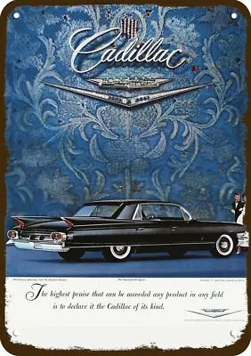 1961 CADILLAC FLEETWOOD 60 SPECIAL Car Vintag-Look DECORATIVE REPLICA METAL SIGN • $24.99