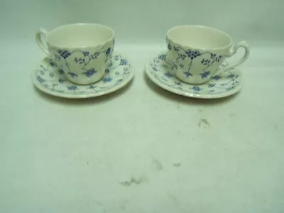 Myott Finlandia Cups And Saucers Lot Of 2 Sets England Very Good Condition • $12.99