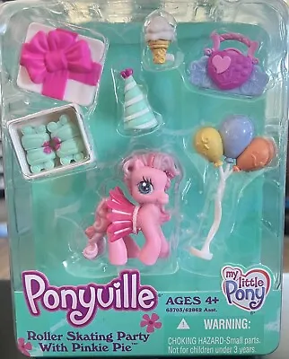 NEW My Little Pony 2007 G3 Ponyville ROLLER-SKATING PARTY With PINKIE PIE *Cute* • $25