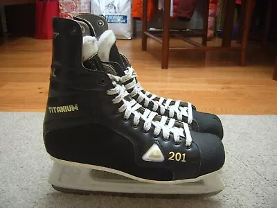 Vintage Excellent Condition Daoust 201 Titanium Special Senior Ice Hockey Skates • $125