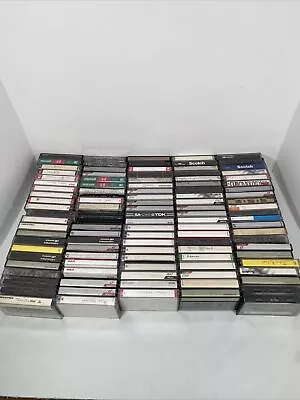 Lot Of 110 Used Cassettes Sold As Blank Cassette Tapes TDK Memorex Maxwell Sony • $80