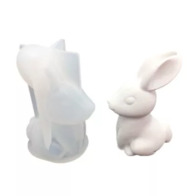 Lovely Animal Rabbit Bunny Soap Candle Mold Silicone Mold Handmade Craft Molds • $7.90
