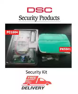 $179.99 • Buy DSC Security Systems PC1864 + PK5501 KIT Alarm Panel Keypad High Security