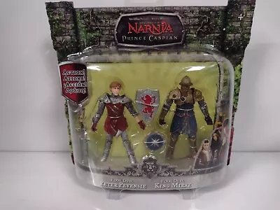 The Chronicles Of Narnia Prince Caspian Peter Pevensie King Miraz Figures • £29.99