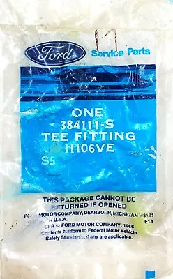 NOS 1969-1971 Mustang Cougar BOSS 302 429CJ 5-PORT VACUUM TEE - Ford 384111-S • $80