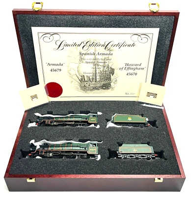 £249.95 • Buy Bachmann 00 Gauge - Spanish 'armada' & 'howard Of Effingham' Twin Loco Boxed Set