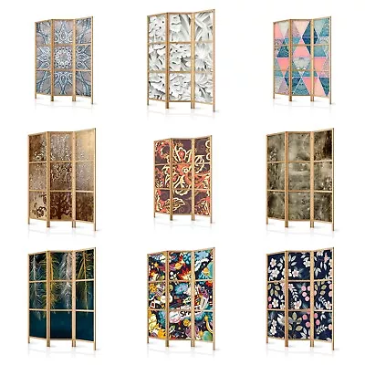 Japanese Folding Screen Room Divider Non-Woven Canvas Art ABSTRACT M-C-0461-z-b • £139.99