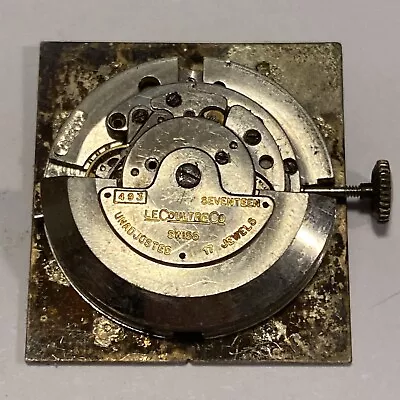 LeCoultre 493 Movement 17 Jewel Automatic For Parts Or Repair • $49