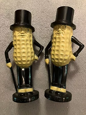 Mr Peanut Planters Peanuts Vintage Pyro Salt And Pepper Shakers Collectible Set • $21