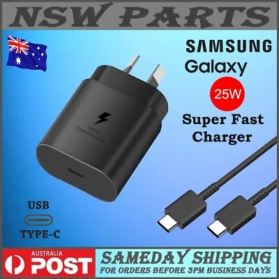 Genuine Samsung 25W Super FAST Wall Charger For Galaxy S21/S22/S23/S24+ Z FOLD 5 • $24.95