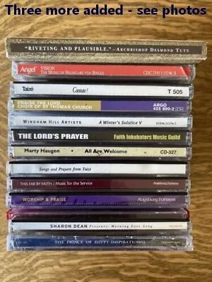 CD Lot Of 16 Albums ~ Christian Choir Prayers Songs Worship Praise Gospel Tutu • $14.95