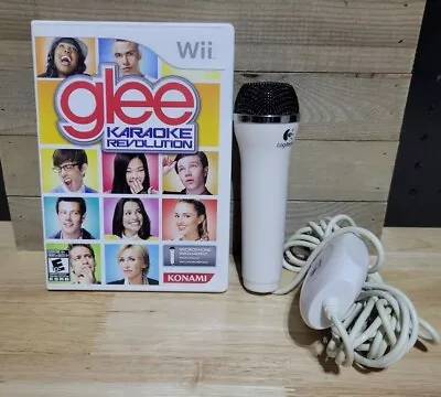 Karaoke Revolution: Glee (Nintendo Wii 2011) W/MICROPHONE • $19.99