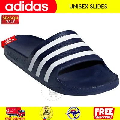 $45.99 • Buy Adidas Unisex Comfortable Slides Contoured Sporty Sandals Slip On  Slippers