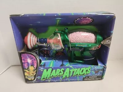 1996 Mars Attacks Green Martian Brain Disintegrator In Box  Nib  • $50