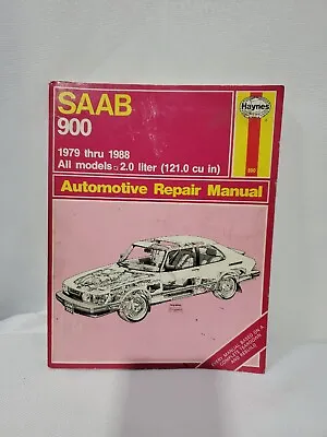 Vintage Haynes SAAB 900 1979-1988 All Models 2.0 Liter Automotive Repair Manual  • $8.40