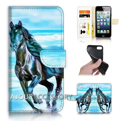 ( For IPhone 6 / 6S ) Wallet Flip Case Cover AJ40254 Horse • $12.99