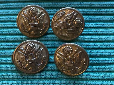 ~Vintage Scovill Mfg Co/Waterbury US Military Jacket Buttons~4 Buttons~ • $6.99