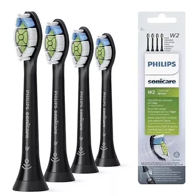 For Philips Sonicare W2 Optimal White Toothbrush Heads HX6064/10 4 Pack • $20.18