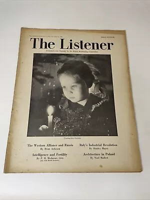 The Listener - 1603 Dec 1959 - Cold War News Reith Lectures Etc. - BBC • £8.50