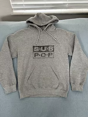 Vintage Sub Pop Records Hoodie Small Grey • $30