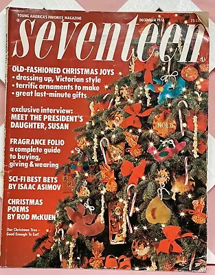 1974 December SEVENTEEN Magazine Christmas • $9.99