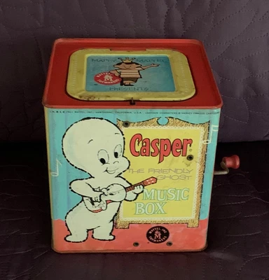 $45 • Buy Mattel  Casper The Friendly Ghost  Music Box  Harvey  1961  Baby Huey