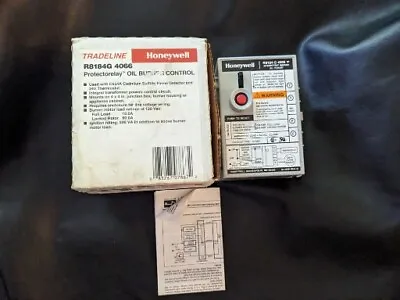 Honeywell R8184G4066 Cad Cell Relay Oil Burner Control 15-Sec Timing Box NEW • $168.95