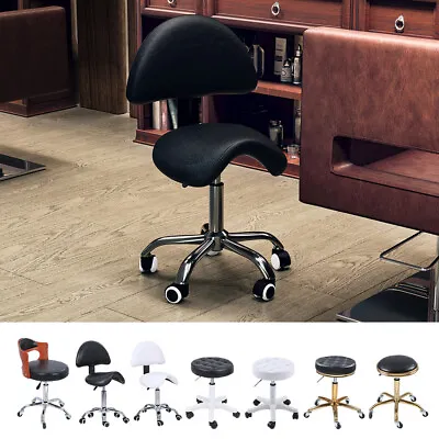 Beauty Spa Salon Stool Gas Lift Hairdressing Barber Tattoo Massage Chair 7 Types • £31.95