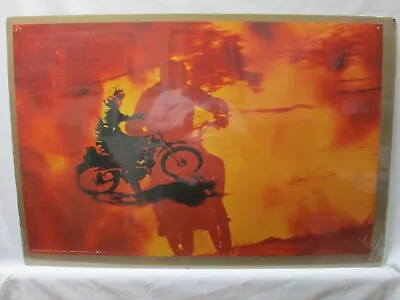 Moto Cycle Image Vintage Poster Garage 1971 Bike Motorcycle Dirt Bike Cng167 • $89.98