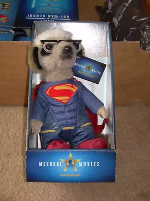 Sergei Meerkat Toy As Superman In Original Box With Certificate • £4.50