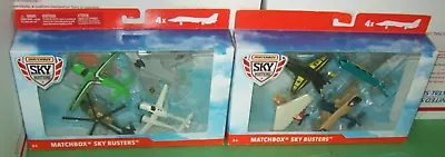 Matchbox Lot Sky Busters Airplanes Jets Helicopter 2019 Die Cast Sealed • $45.49