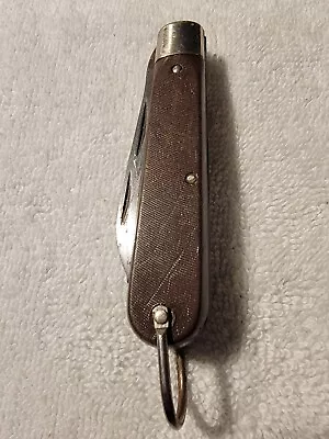 Vintage Jensen Electricians Pocket Knife-3 3/4'' Closed-2 Blades-USA • $13