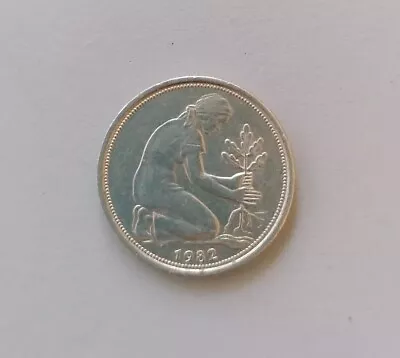 Germany 50 Pfennig 1982 Coin  D   • £1