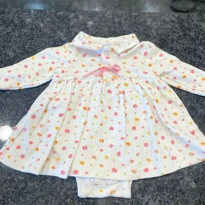 Baby Girl Floral Long Sleeve Dress With Bodysuit Multicolor The Children's Place • $12.99