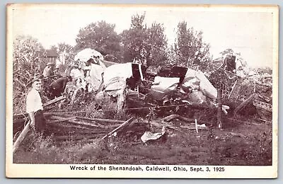 Caldwell Ohio~Crash Of USS Shenandoah 1st Helium Airship~9-3-25 In Thunderstorm • $39