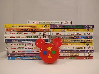 Lot Of 21 Mickey Mouse Clubhouse DVDs With Mickey Mote • $51