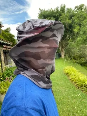 Mosquito Camo Bug Bee Insect Protection Net Head Face Mesh UVProtection Nobite G • $12.99