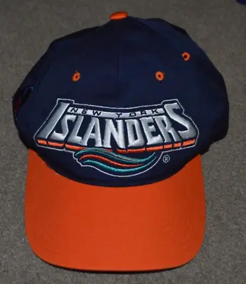 $49.95 • Buy Vtg New York Islanders Fisherman Wave 1990s SGA Snapback Hat Cap