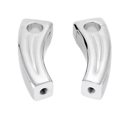 6  Chrome 1  Handle Bar Risers For Honda VTX 1300 C R Retro Tourer Cruiser • $55.99