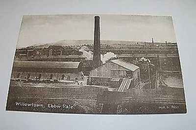 £6 • Buy WILLOWTOWN. EBBW VALE. OLD POSTCARD. Circa 1910. WALES