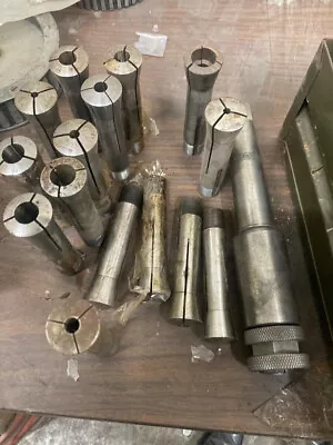 Hardinge 2H Collet SET W/ #10 B+S SHANK COLLET CHUCK HENDEY COLLETS • $124