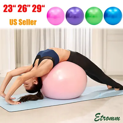 $14.95 • Buy 23  26  29  Yoga Ball Exercise Anti Burst Fitness Balance Workout Stability US
