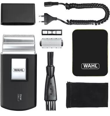 Wahl Shaver Compact Rechargeable Travel Mini Flex Foil Electric With Carry Case • £23