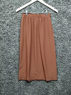 VTG Prophecy Skirt Women 6 Brown Long Maxi Flowy • $19.97