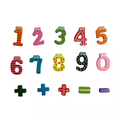 2PCS Magnetic Wooden Numbers Math Set Digital Baby Educational Toy Outdoor Toys • $11.21