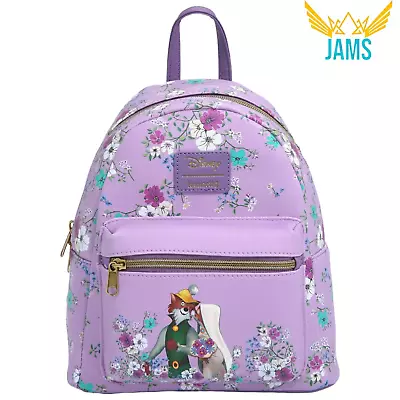 Loungefly Disney Robin Hood Kisses Floral Mini Backpack New • $118.01