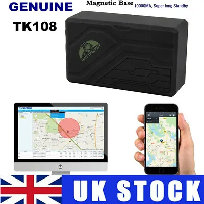 GPS Tracker Magnetic Wireless Car Van Caravan Motorbike Tracking Device GPS 108 • £52.99