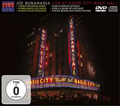 Joe Bonamassa Live At Radio City Music Hall (CD) Album With DVD • $20.20
